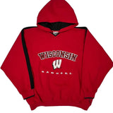 Wisconsin Badgers Lee Sport College Hoodie - XL Red Polyester Blend