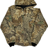 Made In USA K Products Camo Jacket - Medium Brown Cotton Blend