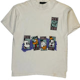 Disney Cartoon T-Shirt - Small White Cotton