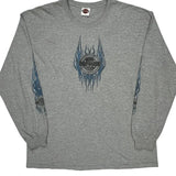 Heartland Harley Davidson Burlington Iowa Harley Davidson Graphic Long Sleeve T-Shirt - XL Gray Cotton
