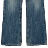 Rock & Roll Hall Of Fame Boot Cut Jeans - 28W 32L Blue Cotton