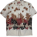 Rjc Floral Hawaiian Shirt - Large Multicoloured Cotton