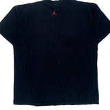 Air Max Jordan Graphic T-Shirt - Large Black Cotton