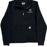 Carhartt 1/4 Zip - Medium Black Cotton
