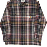 Carhartt Checked Flannel Shirt - XL Multicoloured Cotton