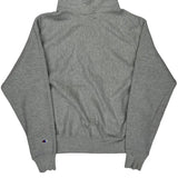 Reverse Weave Champion Hoodie - Medium Grey Cotton Blend