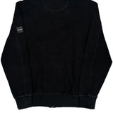 Calvin Klein Track Jacket - Medium Black Cotton Blend