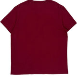 Ralph Lauren T-Shirt - XL Burgundy Cotton
