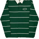 Levis Striped Rugby Shirt - Medium Green Cotton