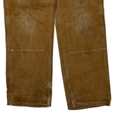 Carhartt Double Knee Carpenter Trousers - 30W 32L Brown Cotton