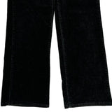 Calvin Klein Jeans Cord Trousers - 32″ Waist Black Corduroy