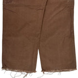 Carhartt Double Knee Carpenter Pants - 32W 27L Brown Cotton