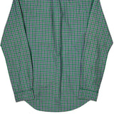 Slim Fit Ralph Lauren Checked Shirt - Small Green Cotton
