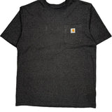 Carhartt T-Shirt - Large Grey Cotton