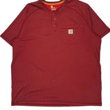 Carhartt T-Shirt - 2XL Red Cotton