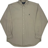 Blake Ralph Lauren Shirt - Large Beige Cotton