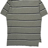 Polo By Ralph Lauren Striped Polo Shirt - Medium Black Cotton