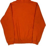 Carhartt Spellout Hoodie - Large Orange Cotton