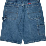 Wrangler Carpenter Shorts - 32W 10L Blue Cotton
