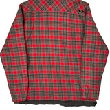 Oakley Checked Shirt Jacket - XL Red Cotton