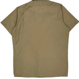Dickies Short Sleeve Shirt - Large Khaki Cotton