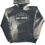 Tucson, Az Harley Davidson Graphic Hoodie - Large Gray Cotton Blend