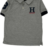 Age 5 Tommy Hilfiger Polo Shirt - XS Gray Cotton