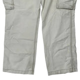 Carhartt Cargo Trousers - 34W 30L Cream Cotton