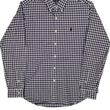 Ralph Lauren Checked Shirt - Large Purple Cotton