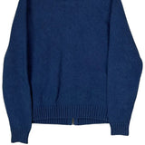 Ralph Lauren Zip Up - Small Blue Cotton