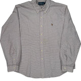 Ralph Lauren Checked Shirt - 2XL Pink Cotton