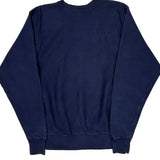 1990'S Blank Made In USA Soffe Sweatshirt - XL Navy Cotton Blend