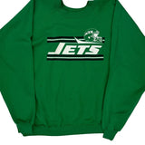 Jets Trench Nfl Sweatshirt - XL Green Polyester Blend
