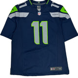 Seattle Seahawks Nike Nfl Football Jersey - Large Navy Polyester