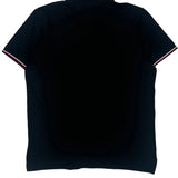 Tommy Hilfiger Slim Fit Polo Shirt - Large Black Cotton