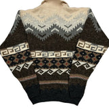 Intersect Sweater - Small Beige Wool