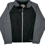 An American Legend Harley Davidson Windbreaker - Large Black Polyester