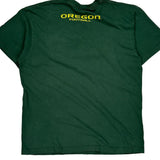 Oregon Football Nike College T-Shirt - Medium Green Cotton