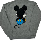 Mickey Mouse Mickey & Co. Cartoon Sweatshirt - Medium Grey Cotton Blend