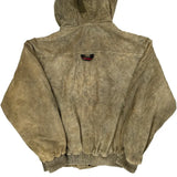 Fubu Leather Jacket - Large Brown Leather