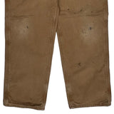 Carhartt Double Knee Carpenter Pants - 38W 32L Brown Cotton
