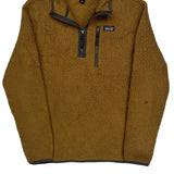 Patagonia 1/4 Zip - XL Brown Polyester