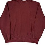 Carhartt Sweatshirt - 2XL Burgundy Cotton
