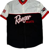 The Game Short Sleeve Shirt - Medium Black Polyester