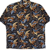 Pierre Cardin Floral Hawaiian Shirt - XL Multicoloured Cotton