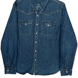 Levis Denim Shirt - Large Blue Denim