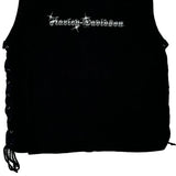 California Harley Davidson Graphic Vest - XL Black Cotton