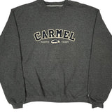 Champion College Sweatshirt - Large Grey Cotton Blend