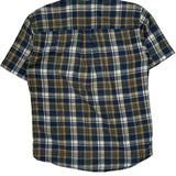 Oceanside Pendleton Checked Short Sleeve Shirt - Medium Beige Cotton