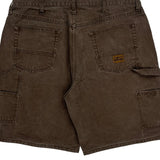 Lee Carpenter Shorts - 37W 10L Brown Cotton
